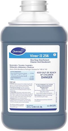 Diversey 4329 845 oz J-Fill Virex II 256 Chemical Disinfectant