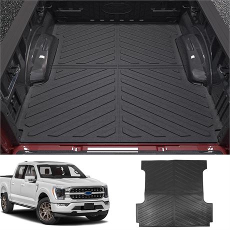 powoq Truck Bed Mat Compatible with 2015-2023 Ford F150 5.5 FT Truck Bed Liner