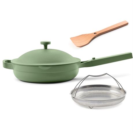 Our Place 10.5-Inch Ceramic Nonstick Skillet Pan, Toxin-Free with Stainless