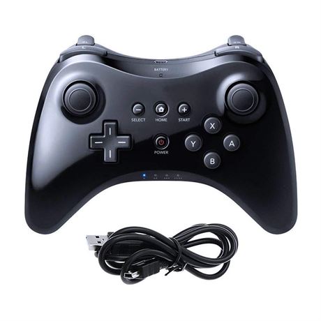 Black Classic Wireless Pro Controller Game Controller Gamepad Joypad Remote for