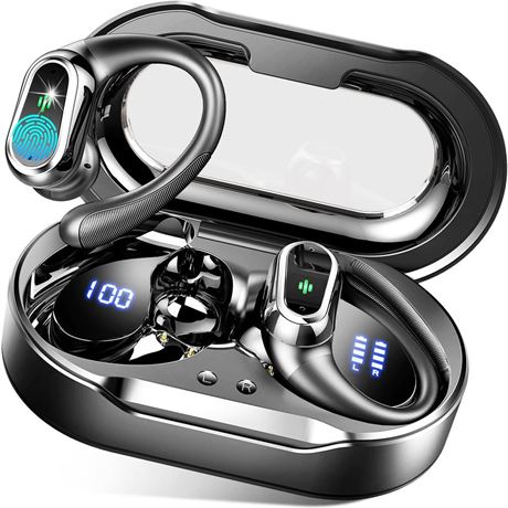 Wireless Earbuds, 2024 Bluetooth 5.3 Headphones Sport, Bluetooth Earbuds with