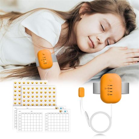 Bed Wetting Alarm for Boys and Girls - USB Rechargeable, Bedwetting Alarm with