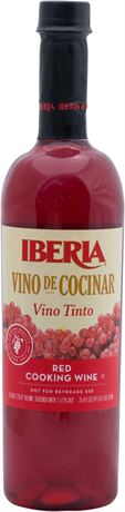 Iberia Red Cooking Wine 25.4 fl. oz., Exclusively for Cooking, Full-Strength