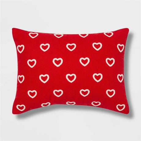 Heart Pillow Throw.