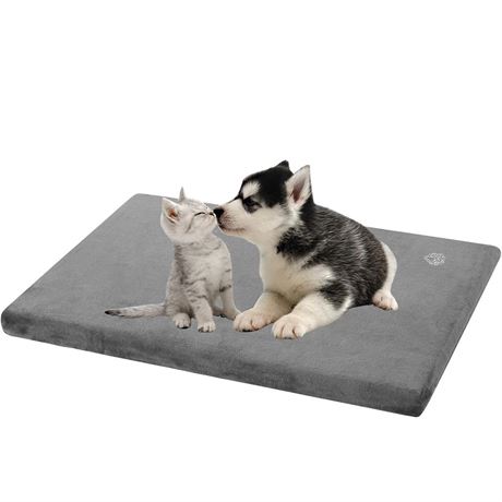 EMPSIGN Stylish Dog Bed Mat Dog Crate Pad Mattress Reversible (Cool & Warm),