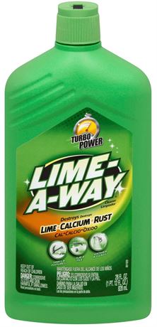 5 pack Lime-A-Way Lime, Calcium & Rust Cleaner 28 oz (Pack of 5) 28 Fl Oz