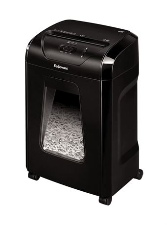 Fellowes Powershred 12 Sheet Cross-Cut Paper Home Office Paper Shredder, 19.50"