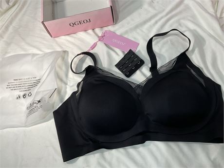 Honeylove Wireless Bra, Everyday T-Shirt style black large