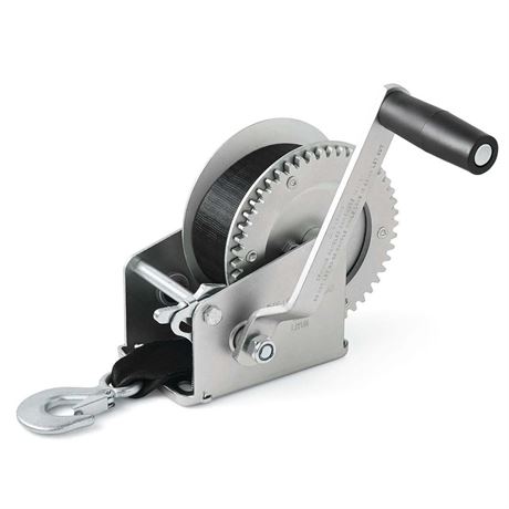 Hyper Tough Automotive Carbon Steel 1500 Lbs Trailer Winch
