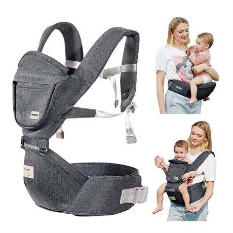 Baby Carrier for Newborn to Toddler Ergonomic Infant Carrier with Lumbar