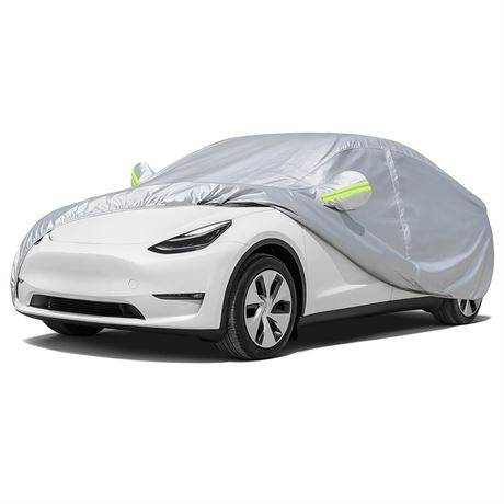 Favoto Car Cover for Tesla Model-Y - Custom Fit Vehicle Cover 6 Layers