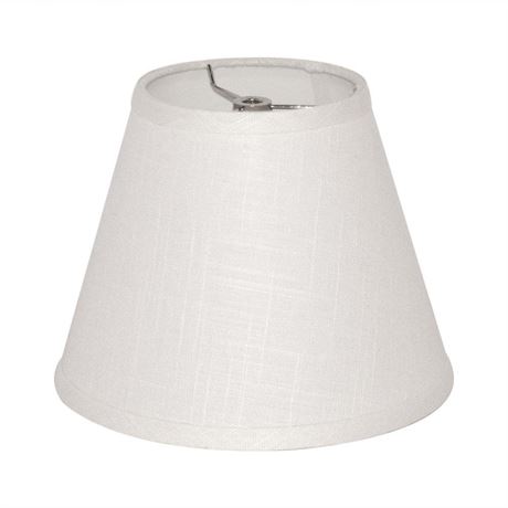 TOOTOO STAR Barrel White Small Lamp Shade for Table Lamps Replacement, 5x9x7