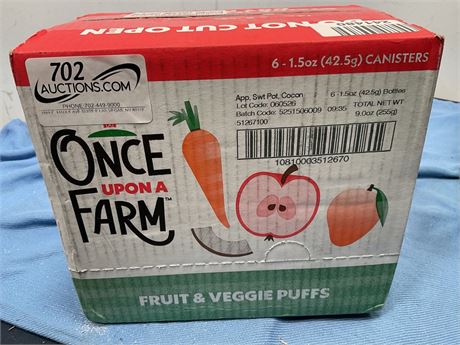 Once Upon a Farm Organic Fruit & Veggie Puffs