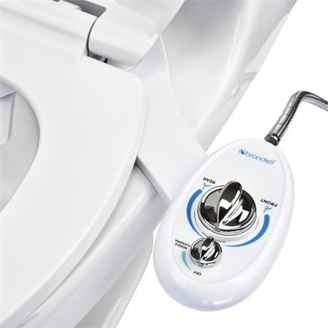 Brondell LH-12 SouthSpa Non-Electric Bidet Toilet Attachment White Toilets and