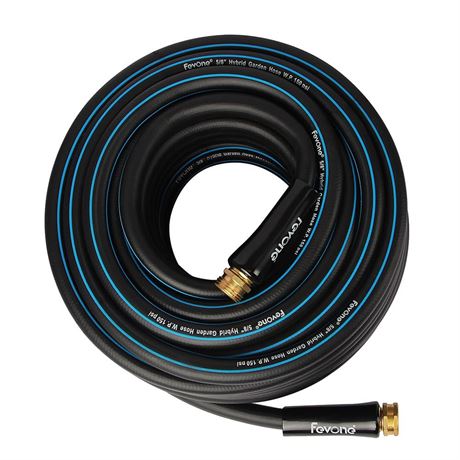 FEVONE Kink Free Garden Hose 50 ft, Heavy Duty Water Hose | Flexible
