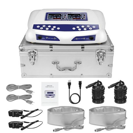 Veicomtech Dual Ionic Foot Bath Detox Machine, 2 in 1 Foot Detox Machine, Detox