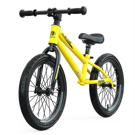 Balance Bike 16 Inch for Big Kids Aged 4, 5, 6, 7, and 8 Years Old Boys &