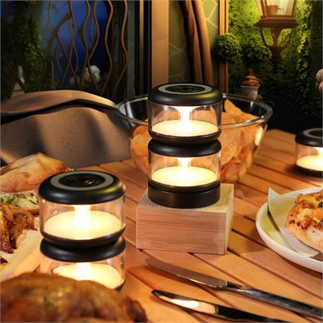 oneleaf Atmosphere Light Portable LED Night Light, Candle lamp, Three Lights