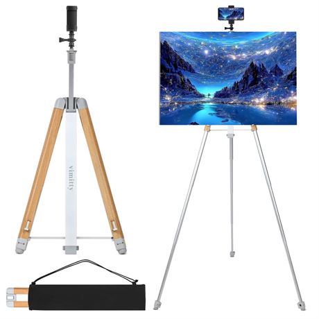 Portable Easel Stand for Sign & Painting 17''-58'' Adjustable Height Painting