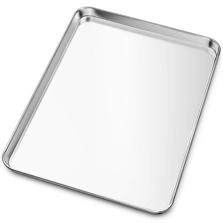 Baking Sheet, Yododo Stainless Steel Baking Pans Tray Cookie Sheet Toaster Oven