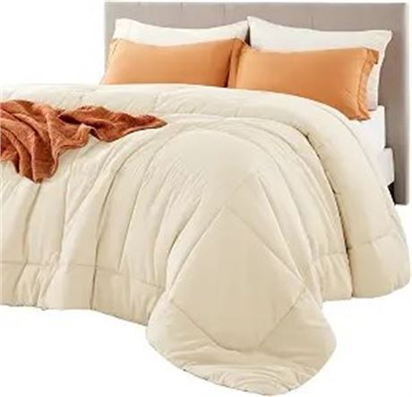 Bedsure Comforter Duvet Insert - Quilted Comforters Queen Size, All Season