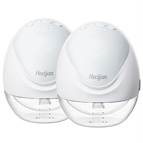 Breast Pump Hands-Free Wearable-Pumps for Breastfeeding - Heoijan Double