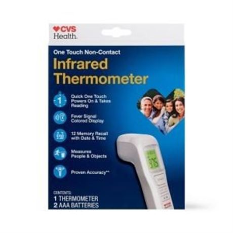 CVS One Touch Non-Contact Infrared Thermometer