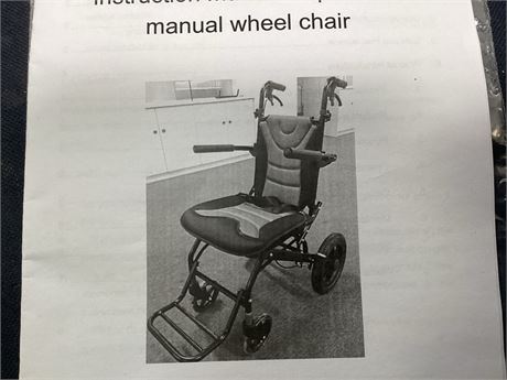 portable manual wheel chair
