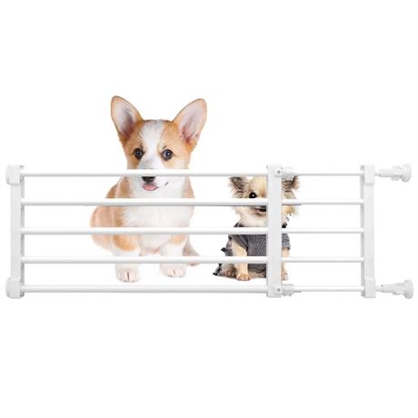 Short Dog Gate Expandable Dog Gate 22"-39.37" to Step Over,Pressure Mount Small