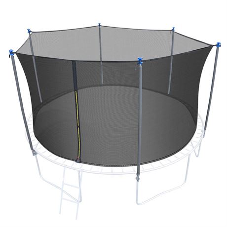 10/12/14/16FT Trampoline Replacement Enclosure Net with Universal Trampoline