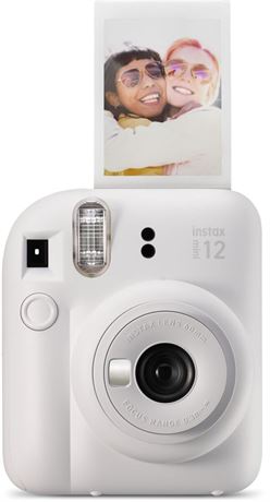 Fujifilm Instax Mini 10 Instant Film Camera, Clay White Clay White Camera only