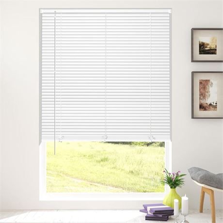 KCO Mini Blinds for Windows Cordless Horizontal Window Blinds and Shades, Vinyl