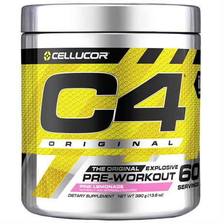 Cellucor C4 Original Pre-Workout - Pink Lemonade Supplement Vitamin | 13.8 Oz