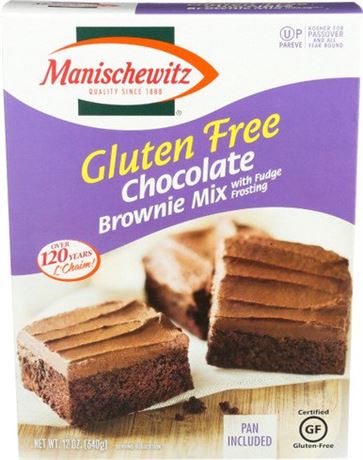 Manischewitz, Chocolate Brownie Mix, 12 Oz (2PACK)
