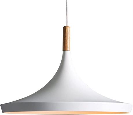 Battery Operated Pendant Light with Remote Control,White Ceiling Pendant Lights