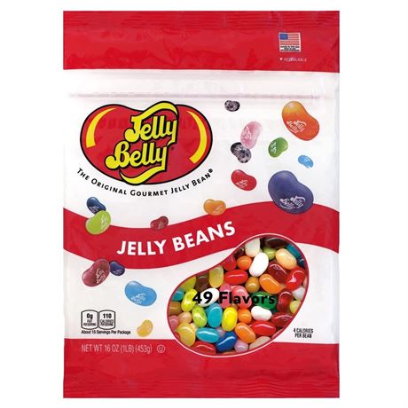 Jelly Belly 49 Assorted Jelly Beans Flavors (1 Pound)