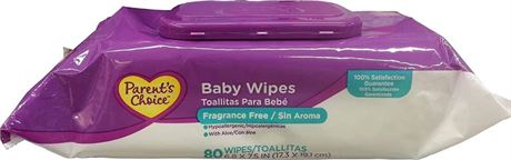 Parent's Choice Baby Wipes Fragrance 100 count