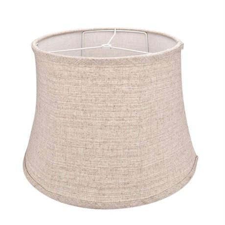 Tootoo Star Brown Large Drum Lamp Shade for Chandeliers Floor Light and Table