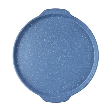 16-Inch Aluminized Steel Nonstick Pizza Pan, Blue Speckle