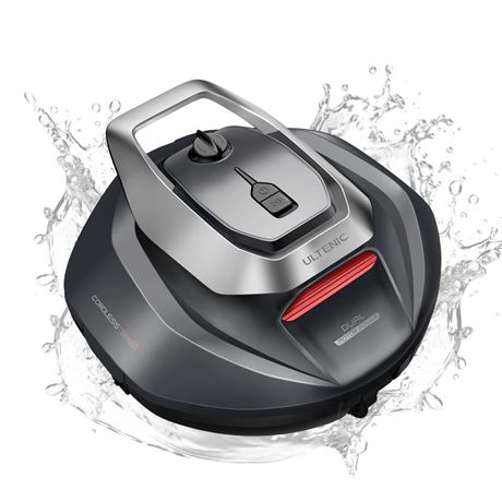 Ultenic Cordless Robotic Pool Cleaner, Pool Vacuum for Above Ground Pool,