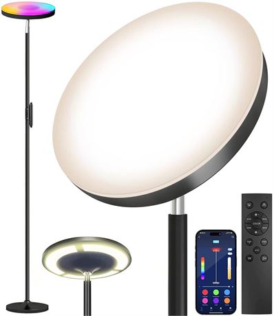 Keepsmile Double Side Lighting Led Floor Lamp with Remote Smart App 36W/2600LM