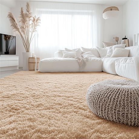 OLANLY 8x10 Machine Washable Large Area Rugs for Living Room, Bedroom, Soft