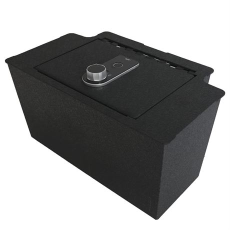 Center Console Gun Safe Vault - TuoJue Console Safe Lock Box Compatible with