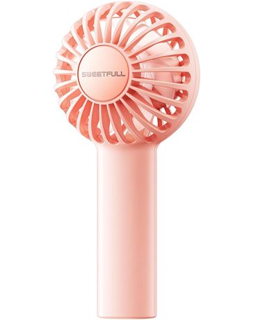 SWEETFULL Mini Portable Fan Powerful Handheld Fan Rechargeable,3 Speeds