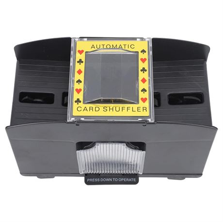 Automatic Card Shuffler 4 Decks, Playing Card Shuffling Machine Battery