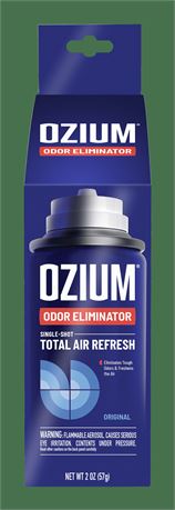 OZIUM Auto Air Freshener Single-Shot Car Fogger, Original Scent, 1 Pack, 2 oz