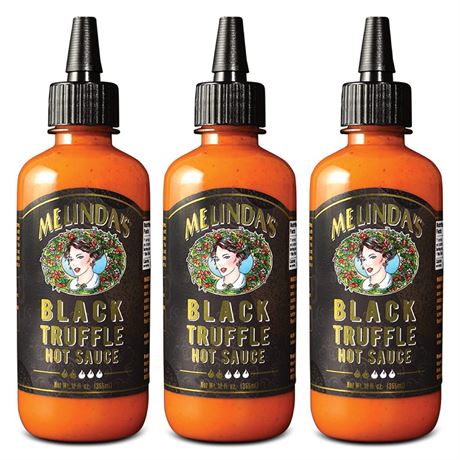 Melinda’s Black Truffle Hot Sauce - Gourmet Truffle Hot Sauce Made with Fresh