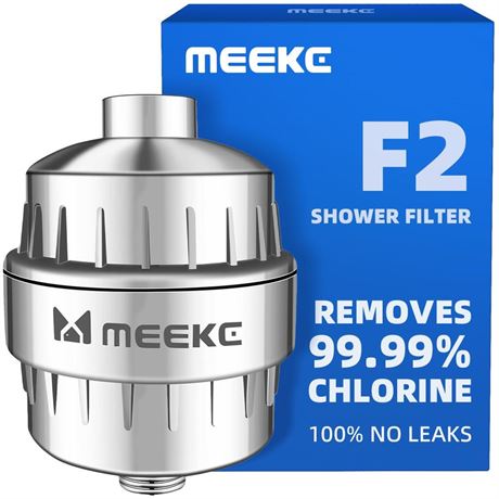 F2 Shower Filter - Premium Water Filter Purifier for Shower Head, Removes