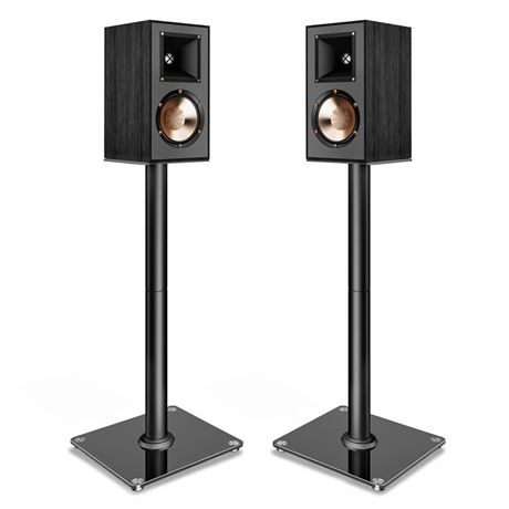 Speaker Stands Pair for Surround Sound,55 LBS Capacity,30.1 inch Floor