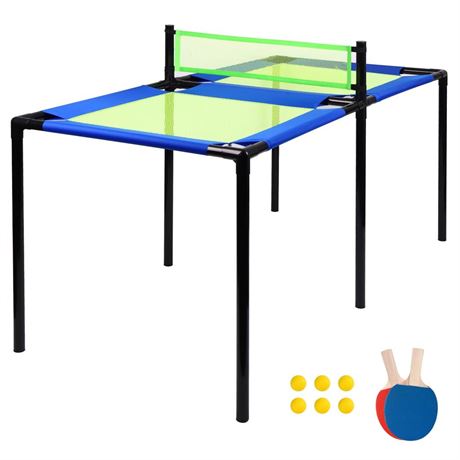 Portable Trampoline Ping Pong Table Tennis Mini Ping Pong Table Game for Indoor